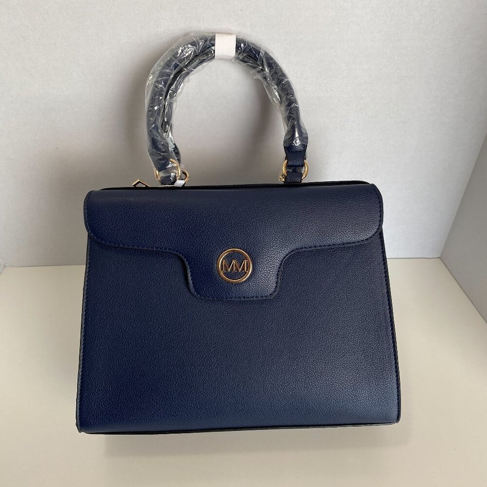 Marilyn Monroe Navy Blue Satchel Bag Purse